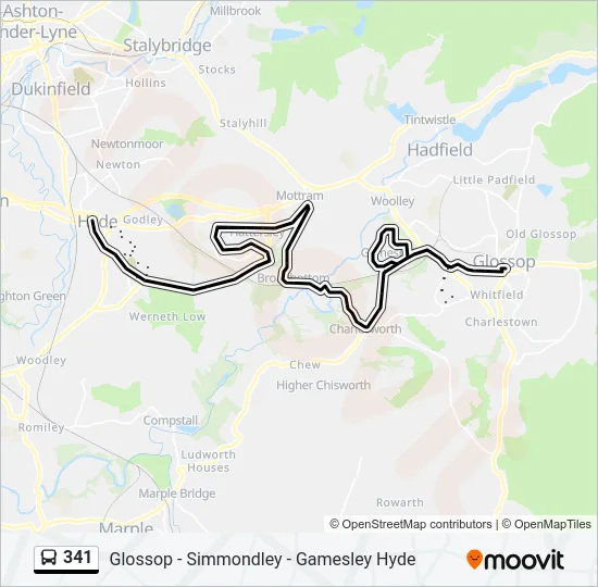 341  Line Map