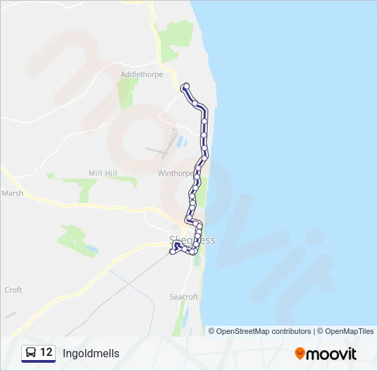 12 Bus Line Map