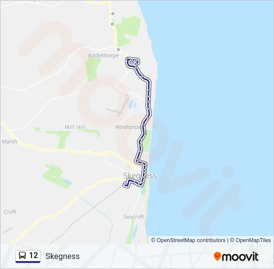 12 Bus Line Map
