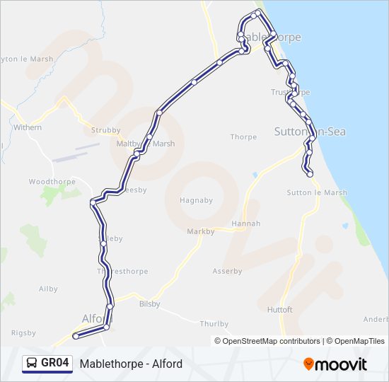GR04 Bus Line Map