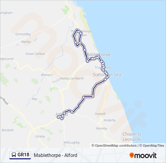 gr18 Route Schedules, Stops & Maps Alford (Updated)