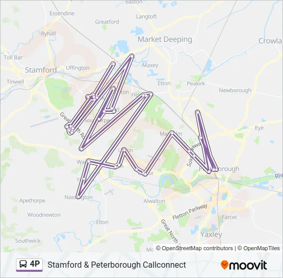 4P Bus Line Map