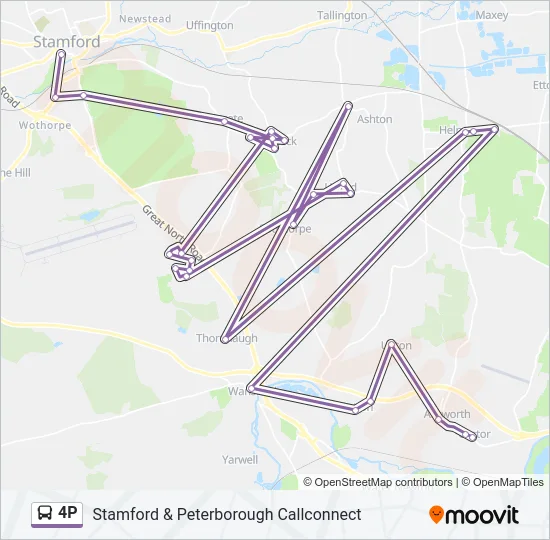 4P Bus Line Map