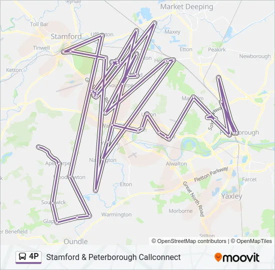 4P Bus Line Map