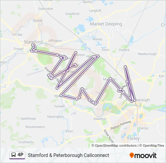 4P Bus Line Map