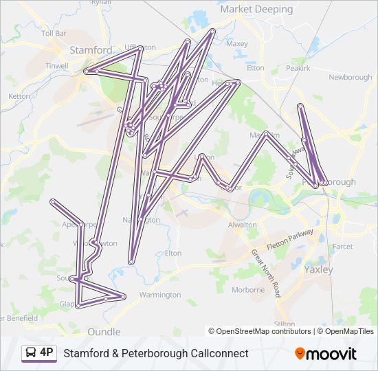 4P Bus Line Map