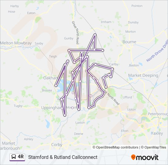 4R Bus Line Map