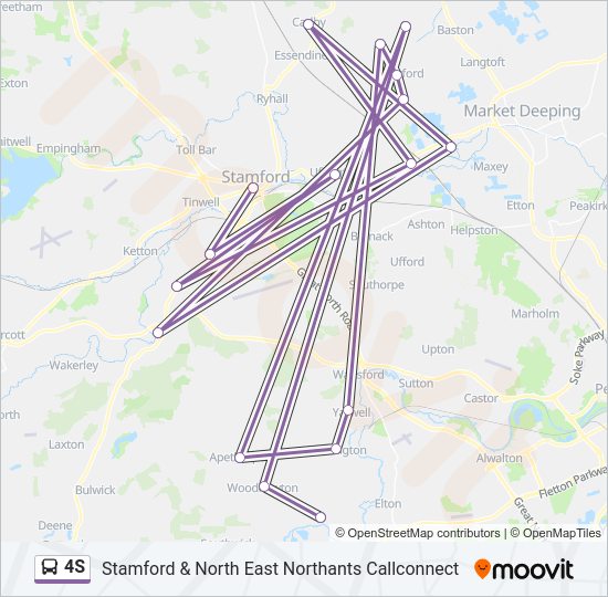 4S Bus Line Map