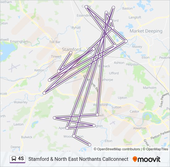 4S Bus Line Map