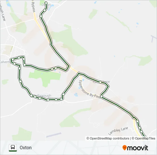 747|NOTTSBUS CONNECT Bus Line Map