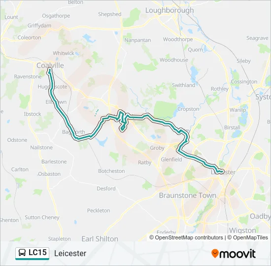 LC15 Bus Line Map