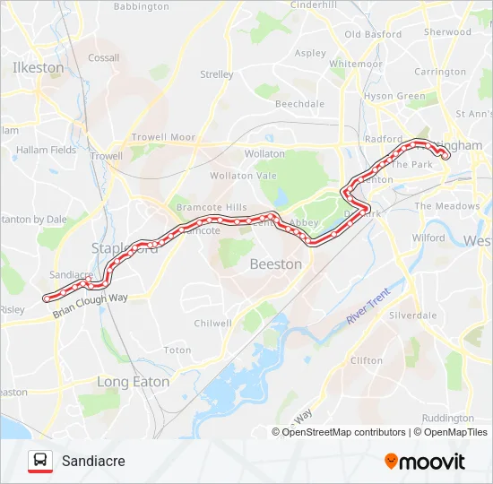 I4 Bus Line Map