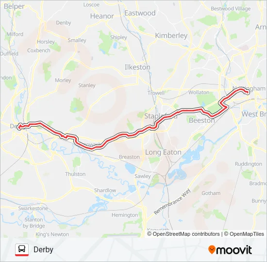I4 Bus Line Map
