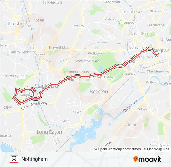 I4 Bus Line Map