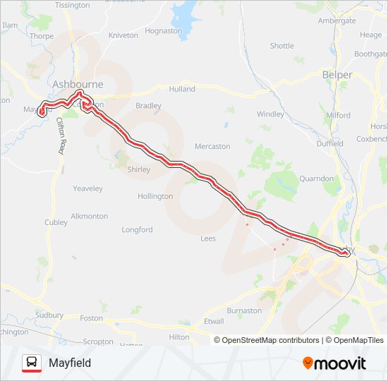 SWIFT Bus Line Map