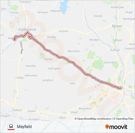SWIFT Bus Line Map