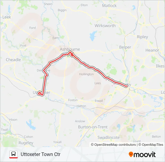 SWIFT Bus Line Map