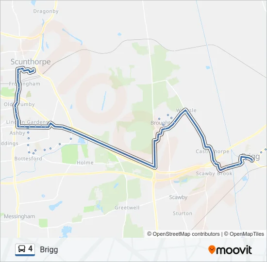 4 Bus Line Map