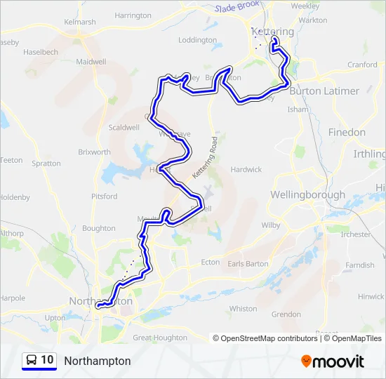 10 Bus Line Map