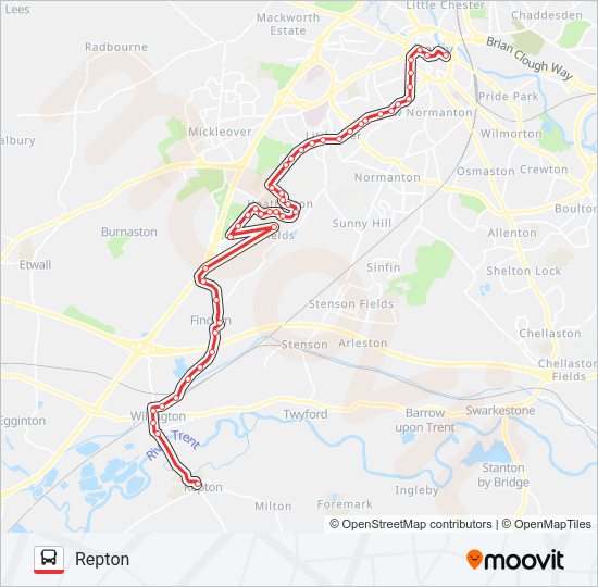 V3 bus Line Map