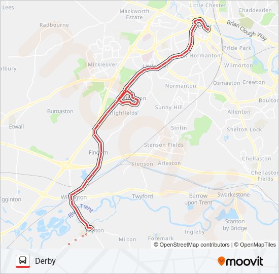 V3 Bus Line Map