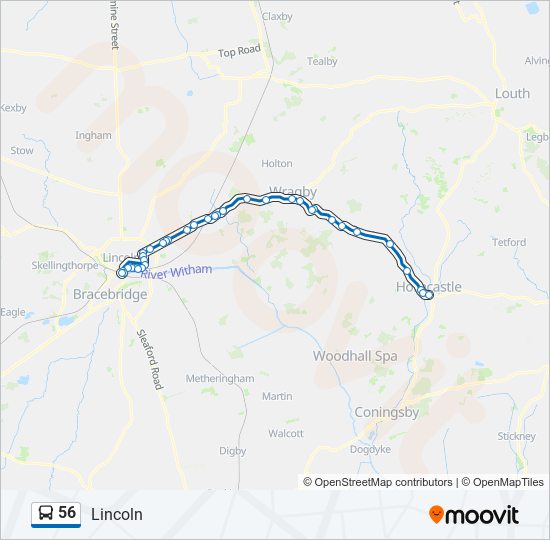 56 Route Schedules Stops Maps Lincoln Updated 