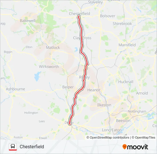 COMET Bus Line Map