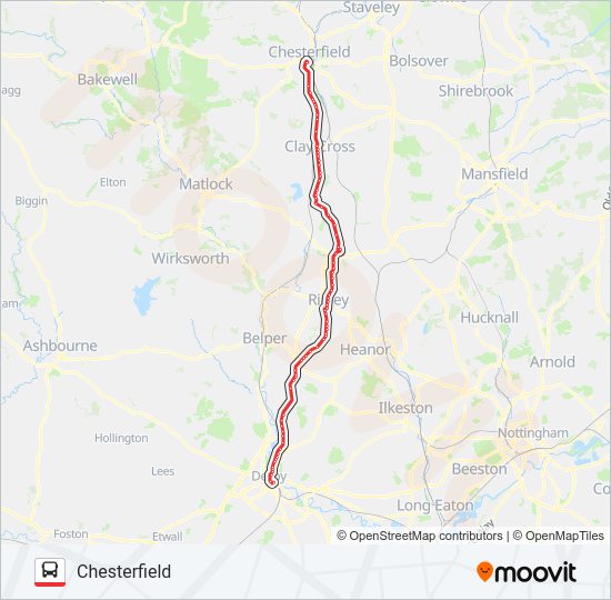 COMET Bus Line Map