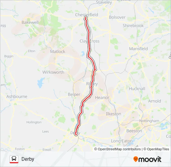 COMET Bus Line Map
