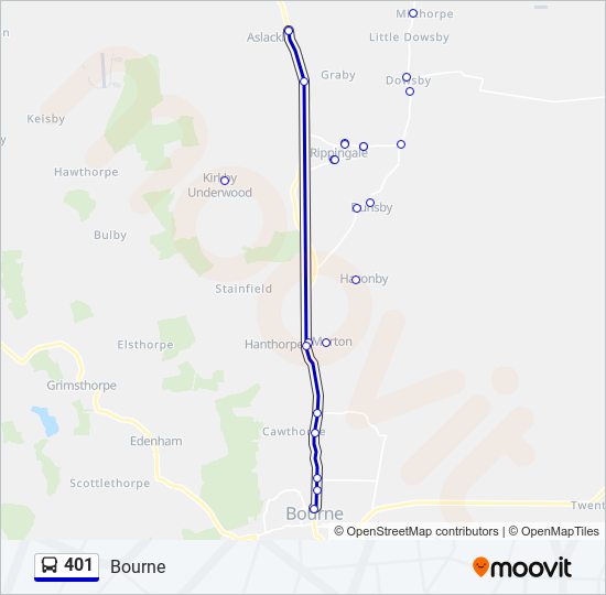 Bus 401 Route Map 401 Route: Schedules, Stops & Maps - Bourne (Updated)