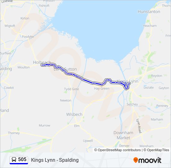 505 Route Schedules Stops Maps Holbeach Updated 