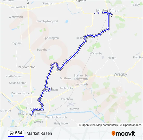 53A  Line Map