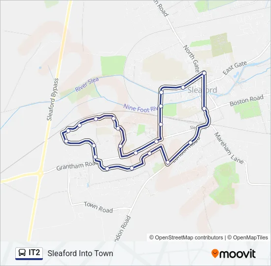 IT2 Bus Line Map