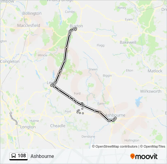 108 Bus Line Map