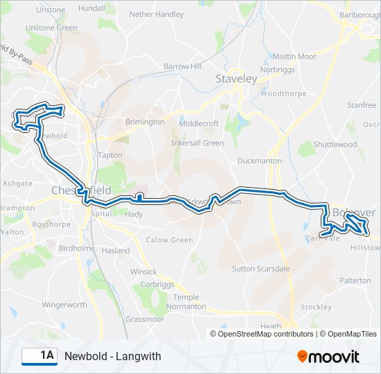 1a Route: Schedules, Stops & Maps - Hillstown (Updated)