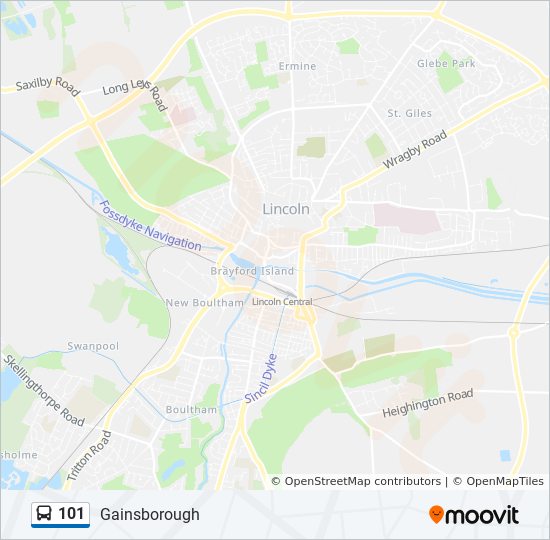 Bus 101 Route Map 101 Route: Schedules, Stops & Maps - Gainsborough (Updated)