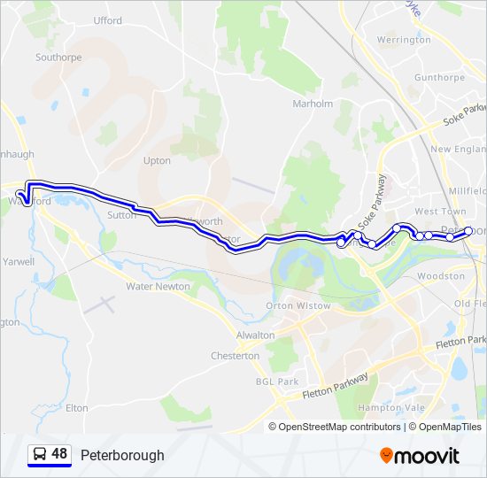 48 bus Line Map