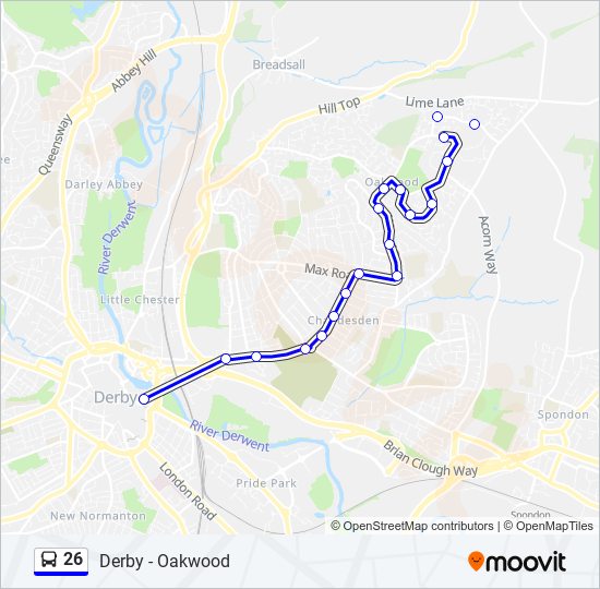 26 Route Schedules, Stops & Maps Oakwood (Updated)