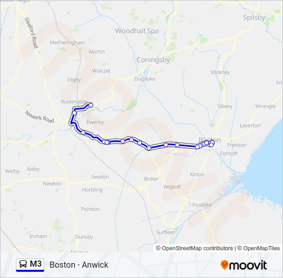 M3  Line Map
