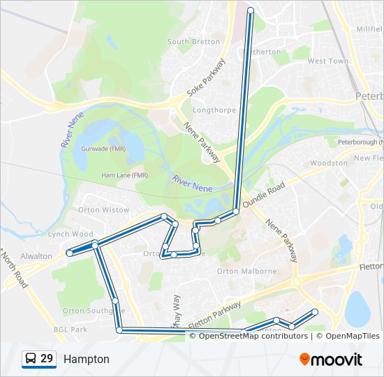 Bus 29 Route Map 29 Route: Schedules, Stops & Maps - Hampton (Updated)