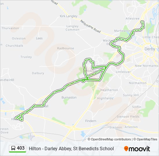 403 Route Schedules, Stops & Maps Hilton (Updated)