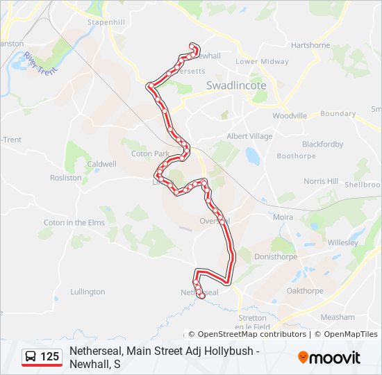 125 Route: Schedules, Stops & Maps - Newhall (Updated)