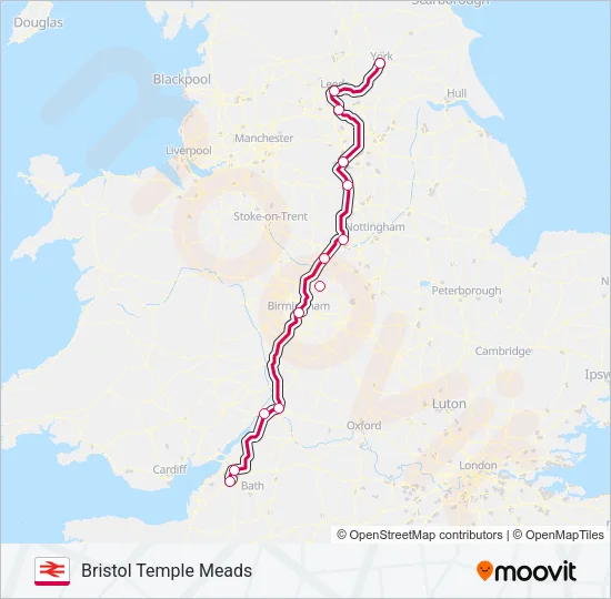 CROSSCOUNTRY Train Line Map