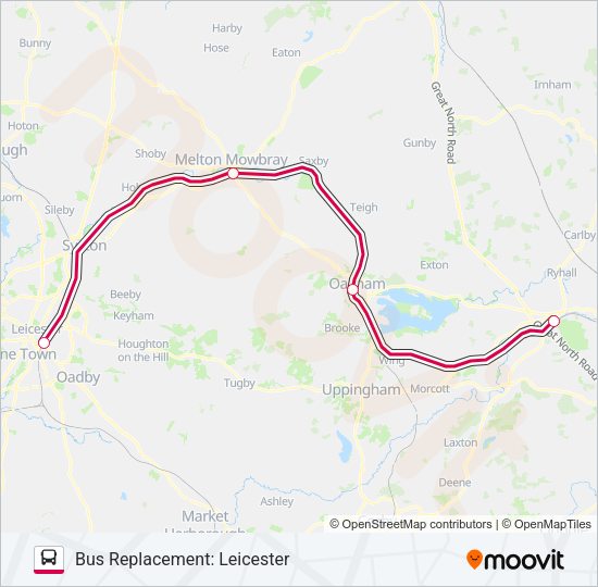 CROSSCOUNTRY Bus Line Map