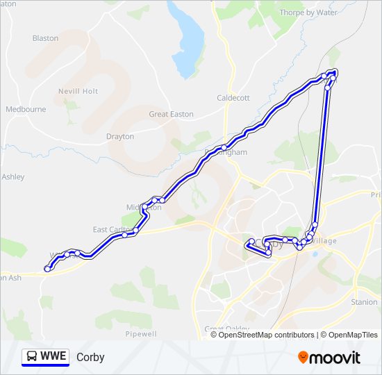 WWE bus Line Map