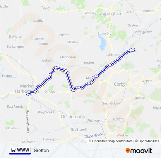 WWW bus Line Map