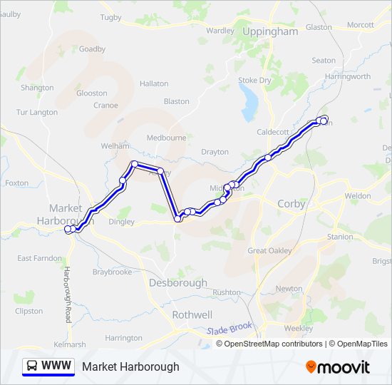 WWW bus Line Map