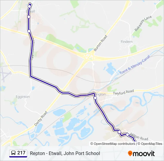 217  Line Map