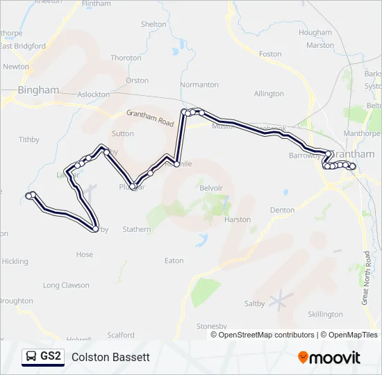 GS2 Bus Line Map