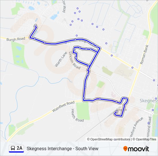 2A Bus Line Map